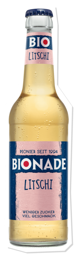 Produktabbildung Flasche: BIONADE Litschi